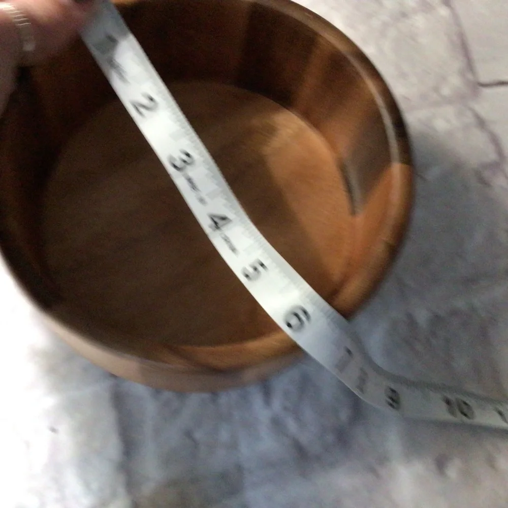 Wooden dish bowl